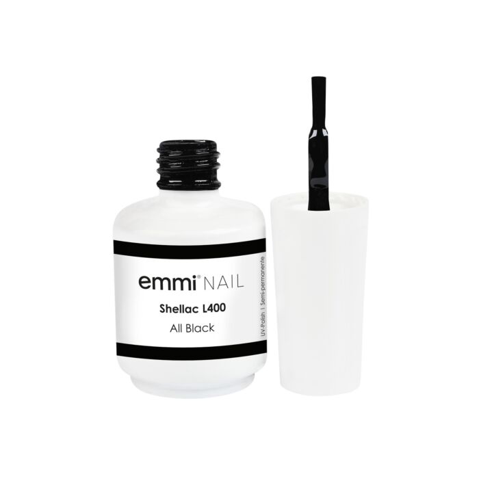 EMMI SHELLAC UV/LED VARNISH ALL BLACK -L400-