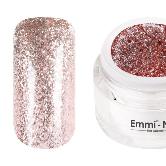 EMMI-NAIL COLOR GEL FAIRY GLITTER ROSE 5ML -F126-