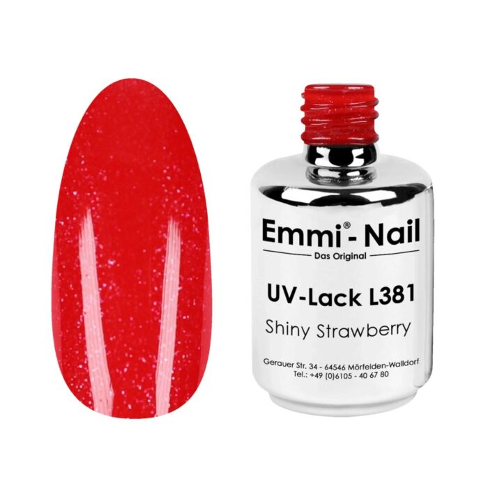 EMMI SHELLAC UV/LED PÓLSK GLANST JARÐARBER -L381-